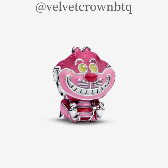 Pandora Disney Alice in Wonderland Cheshire Cat Charm - Picture 1 of 5